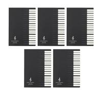 Fcuajdkq Libro de Pentagrama Libro de MúSica para Estudiantes de Notas Simples Piano Libro de Piano Accesorios de Partitura Instrumento Musical para NiñOs