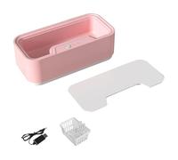 Fcuajdkq Máquina de Limpieza Ultrasónica, Máquina de Limpieza de Joyas, Máquina de Limpieza de Cubiertos, Máquina de Limpieza de Gafas-B