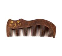 Fcuajdkq - Masaje de (100% a mano, peine de madera dorada, peine para el cuidado del cabello, cuidado del cabello, peine de bolsillo
