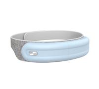 Fcuajdkq Masajeador de Cabeza EléCtrico, VibracióN, CompresióN Caliente, Bolsa de Aire, Masaje, Alivio del Dolor de Cabeza, MúSica Bluetooth, Terapia de RelajacióN (Azul)