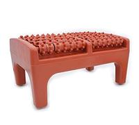 Fcuajdkq Masajeador de Pie Punto de Acupuntura de Pies Cojín de Masaje de Plástico Rodillo de Madera Masajeador de Pie Taburete de Pie