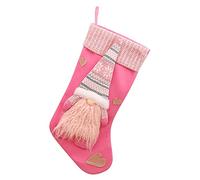Fcuajdkq Medias de Navidad, Decoraciones de Medias de Navidad, Bolsa de Dulces de Regalo del Padre de Navidad para la Decoración de Fiesta de Vacaciones, A