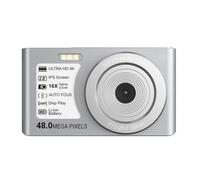 Fcuajdkq Mini CáMara Digital 48MP 4K Zoom 16 X Enfoque AutomáTico Filtro de CáMara Web Gran Angular AntivibracióN Luz de Relleno Incorporada CáMara para Estudiantes A