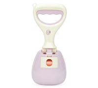 Fcuajdkq - Pala de excremento para mascotas irrompible, para perros y con asa para recolectar fácilmente residuos sanitarios para perros, color
