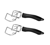 Fcuajdkq Paquete de 2 extractores de bandejas de horno, tostadora de convección para freidora de aire, extractor de rejillas, herramienta de tracción de rejilla de horno, pinza de rejilla, pinza de