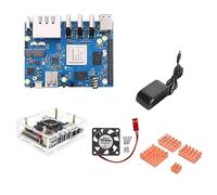 Fcuajdkq Para 5 Plus 16GB RAM RK3588 Octa-Core 2.5G Puerto de Red Dual con Placa de ExpansióN PCIE con Accesorios Enchufe de la UE