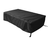 Fcuajdkq para kayak, cubierta inflable para barcos de goma, impermeable, a prueba de polvo y protección solar, accesorio universal de repuesto, color negro