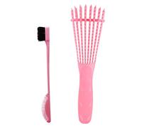 Fcuajdkq Peine de ocho garras Peine de Cabello Antiestático Antiderrapante Ocho Cepillo de Pelo Herramientas de Peluquería Suave y Fácil de Limpiar Rosa