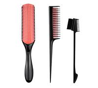 Fcuajdkq Peine para el cabello enredado en 3 piezas, peine de 3 con de rata, apto para cabello de 3 a 4 C