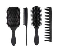 Fcuajdkq - Peine para el pelo (4 piezas, peine para peluquería, peinado, peine, conjunto de peines de pelo