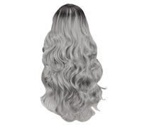 Fcuajdkq Peluca Pelucas Sintéticas Onduladas Largas Sin Flequillo Cosplay Uso Diario Fibra Resistente Al para Mujeres