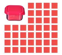 Fcuajdkq - Pintura de pegamento de arcilla con caja bordado, perforación, 5D, pintura, perforación, piezas, accesorios de puntuación, arte de bricolaje, color rojo