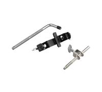 Fcuajdkq - Pinza de soporte para campanas de tambor, soporte de instrumentos musicales de percusión profesional, pinza de reparación portátil, piezas de reparación de campanas de vaca