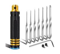 Fcuajdkq Premier Modelo Scriber, con 7 cuchillas (0,1/0,2/0,4/0,6/0,8/1,0/2,0 Mm), para Cortar, Línea de Paneles, Modelo a Escala A