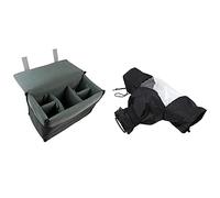 Fcuajdkq protectora acolchada para cámara DSLR, color negro y nailon transparente de poliuretano termoplástico