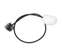 Fcuajdkq SaxofóN Cuello Doblado Cavidad Interior Nylon de Doble Punta + Cepillo de Limpieza de AlgodóN 50 Cm, Cepillo de Limpieza de Cavidad de Instrumentos de Viento