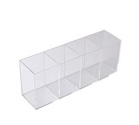 Fcuajdkq - Soporte de pincel de maquillaje, organizador de caja de almacenamiento cosmético, presentador de lápiz de cejas, soporte de almacenamiento de pincel de maquillaje