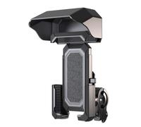 Fcuajdkq Soporte para teléfono móvil para moto, asiento de bicicleta, sombra impermeable, navegador con clip para el manillar