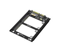 Fcuajdkq SSD Msata Dual A SATA III de 2,5 Pulgadas con Soporte de : Conserve el SSD MSATA como Unidad SATA de 7 mm y 2,5 Pulgadas