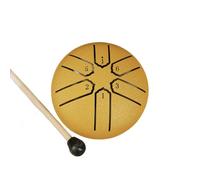 Fcuajdkq Tambor de Lengüeta de Acero de 6 Tonos de 3 Pulgadas Mini Tambores de Mano con Instrumentos Musicales de Percusión Accesorios de Tambor B
