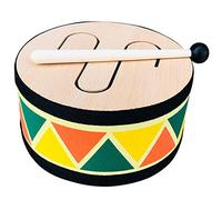 Fcuajdkq Tambor de PercusióN para NiñOs con Voces Superficie de Tambor de Madera de Viene con 1 Baqueta