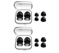 Fcuajdkq Tapones para los OíDos para ReduccióN de Ruido Tapones para los OíDos de Silicona Impermeables para ReduccióN de Ruido, Trabajo y Sensibilidad Al Ruido Negro