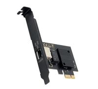 Fcuajdkq Tarjeta de Red PCI-E A RJ45 de 2500Mbps Chip I226 Gigabit Ethernet 100/1000/2500Mbps Adaptador PCIe LAN RJ45 para PC PortáTil