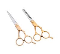 Fcuajdkq Tijeras de pelo Herramienta de peluquería de corte Tijeras de dientes de acero inoxidable Peluquería profesional Tijeras de corte de pelo
