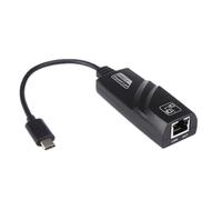 Fcuajdkq Tipo-C a RJ45 Gigabit USB3.1 Tarjeta de red 1000 Mbps Conector Ethernet portátil para ordenador de sobremesa