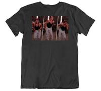 FCVesdxa44 Funny Kickboxer Movie Jean Claude Van Damme Dance Scene T Shirt Black XXL
