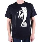 FCVesdxa44 MMbvc Agnetha Faltskog On Stage pic T Shirt Pop Portrait Series Black 3XL