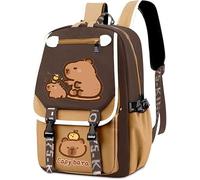 FCXVXCL Capybara Cartoon Mochila Niña Niño, Mochila Bolsa para la Escuela Mochilas Infantil Viaje para Al aire libre Primaria y Secundaria Cómodo y Transpirable Mochilas1