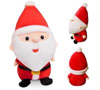 FCXVXCL Juguete de Peluche de Santa Claus,Santa Claus Muñeca Navidad de Papá Noel Decoración de Navidad de Dibujos Lindo para Decoración de Fiesta Familia