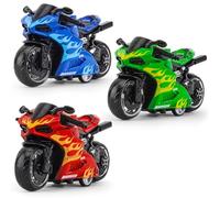 FCXVXCL Motocicleta Modelo Mini Motocicleta Juguete Aleación Racing Modelo Colección Artesanía Decoración De Motor Coche Juguete Regalo De Cumpleaños del Niño