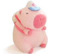 FCXVXCL Peluche de Capybara para Niñas, Figura de Peluche Muñeca Alivio del Estrés Juguete Niños Juguetes Regalo De Cumpleaños Collectible 23CM