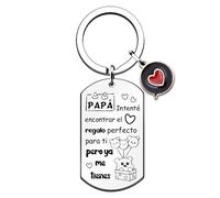 FCZIVA Llaveros Papá Anillos Apreciar Citas Hombres Navidad Cumpleaños Día Del Padre Llave Placa Identificación Divertido Personalizado Graduado Gracias Año Nuevo Jubilación Recuerdo De Hijo Hija