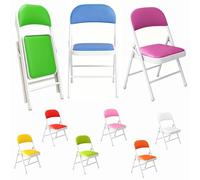 FCZVWPR Asiento For Eventos Comerciales, Silla Lateral con Estructura De Metal, Sillas Plegables, Ergonómicas, For Isla De Cocina, Recepción Corporativa, Cafetería(Green)
