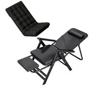 FCZVWPR Cómoda Silla For Computadora En Casa, Sillón Reclinable Plegable, Silla con Respaldo, Soporte Lumbar Trasero, Doble Propósito For Trabajos De Oficina Y Siestas(Standard)