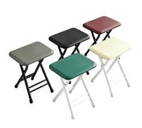 FCZVWPR Silla Plegable Ligera, Taburetes Plegables, Silla For Sala De Espera, Ahorro De Espacio, For Isla De Cocina, Bar, Cafetería, Vestuario(Browns,White Frame)