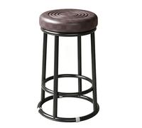 FCZVWPR Sillas con Taburete De Altura, Taburetes De Barra De Metal, Cómoda Silla For Eventos, Fácil Montaje, For Laboratorio De Tatuajes, Masajes, Salón, SPA, Dibujo(Browns,48cm/19in)