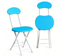 FCZVWPR Taburetes De Bar De Cocina Modernos, Taburetes Plegables, Silla For Invitados De Escritorio De Oficina, For Isla De Cocina, Recepción Corporativa, Bar(Blue)