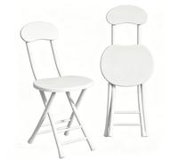 FCZVWPR Taburetes De Bar De Cocina Modernos, Taburetes Plegables, Silla For Invitados De Escritorio De Oficina, For Isla De Cocina, Recepción Corporativa, Bar(White)