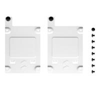 Fractal Design Kit de Soportes SSD Tipo B, 2 Unidades de 2,5", Blanco - Compatible con Serie Define 7, Tornillos Cautivos, Montaje Modular