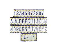 fd-bolletta arredamento e illuminazione Numeros casa, placa numero casa, numero calle chapa, numeros casa exterior, letras ceramica nlp Medidas: altura 12cm, ancho 4cm, grosor 0,7cm