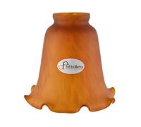 fd-bolletta arredamento e illuminazione Pantalla lampara, cristal de repuesto, pantalla de lampara,campana de cristal, Tulipa vidrio vl18 Medidas: altura 12,5cm, Ø vidrio 13,5cm, Ø boca exterior 5,4cm