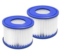 FD-Workstuff Compatible con cartucho de filtro Bestway VI para Lay-Z-Spa Miami, Vegas, Mónaco, Palm Springs (1 paquete doble, 2 filtros)