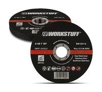 Fd-Workstuff Discos de Corte Profesionales | 10 piezas | Ø 180 mm, 1,6 mm de grosor | para amoladoras flexibles, de separación | Inox | Disoc de Corte | Discos Flexibles