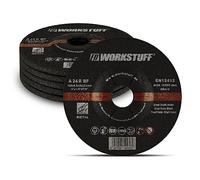 Fd-Workstuff - Discos de Desbaste Profesionales, 10 Unidades, 125 x 6 mm para Amoladoras, Acero y Metal No Ferroso. Accesorios Duraderos y Versátiles, Amplio Alcance de Uso