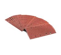 Fd-Workstuff Juego de hojas de lija | 60 piezas | 93 x 190 mm | 10 x grano cada una 40/60/80/120/180/240 | autoadhesiva | para lijadora orbital | papel de lija | hojas de lija