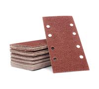 Fd-Workstuff - Juego de hojas de lija (80 unidades, 93 x 190 mm, 20 unidades de grano 60/80/120/240, autoadhesivas, para lijadora orbital, papel de lija)